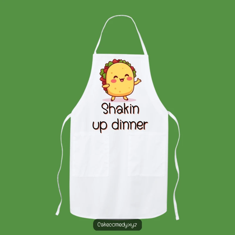 Funny Taco Dance Apron: Cook with Festive Moves