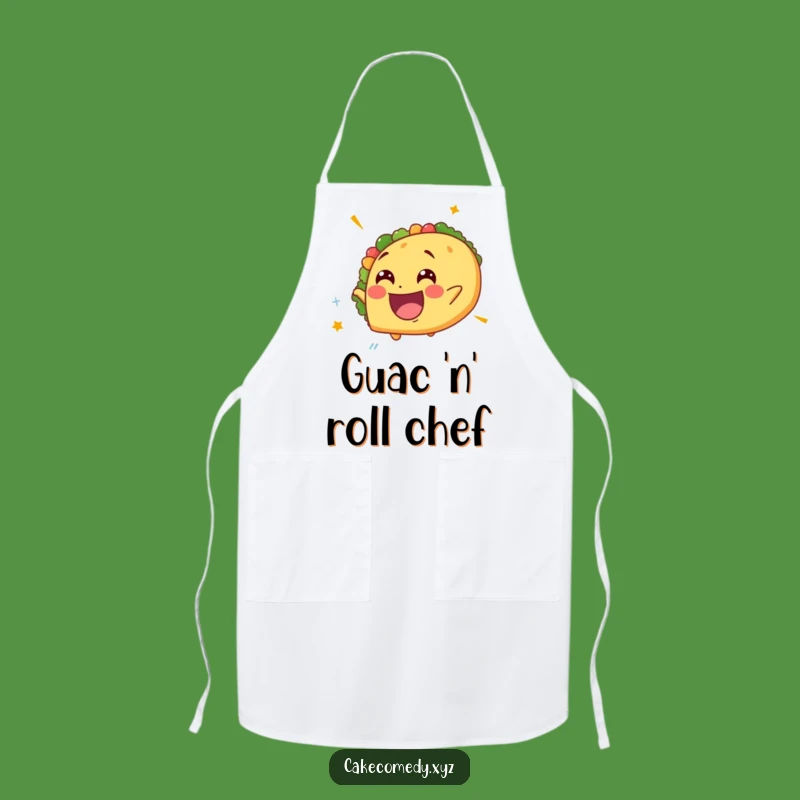 Funny Spinning Taco Apron: Delighted Chef Wear for Giddy Kitchen Fun