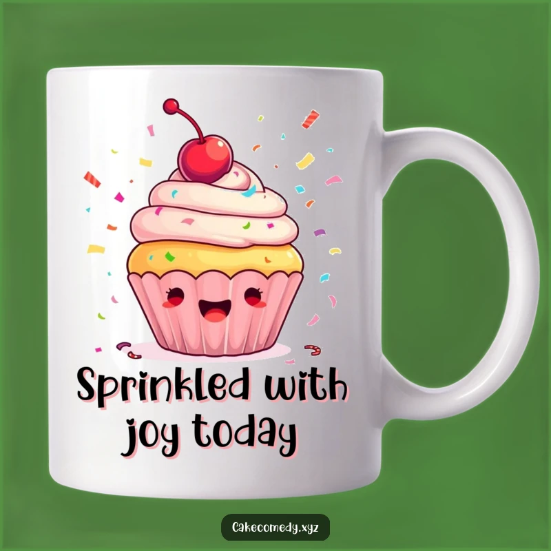 Funny Cupcake Confetti Mug: Perfect Ecstatic Treat Gift for Dessert Lovers
