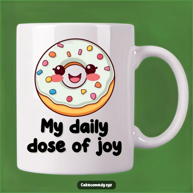 Funny Delighted Donut Mug: A Sweet & Whimsical Treat for Coffee Lovers, Perfect Funny Gift