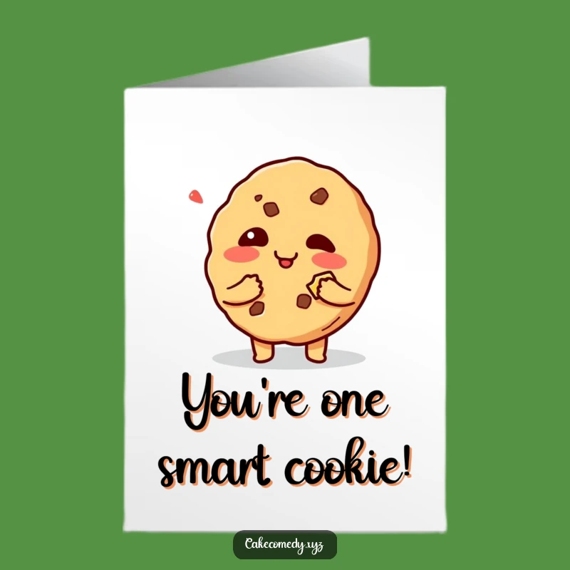 Free Printable Cookie Birthday Card: Giggling Mischief Funny Downloadable Celebration