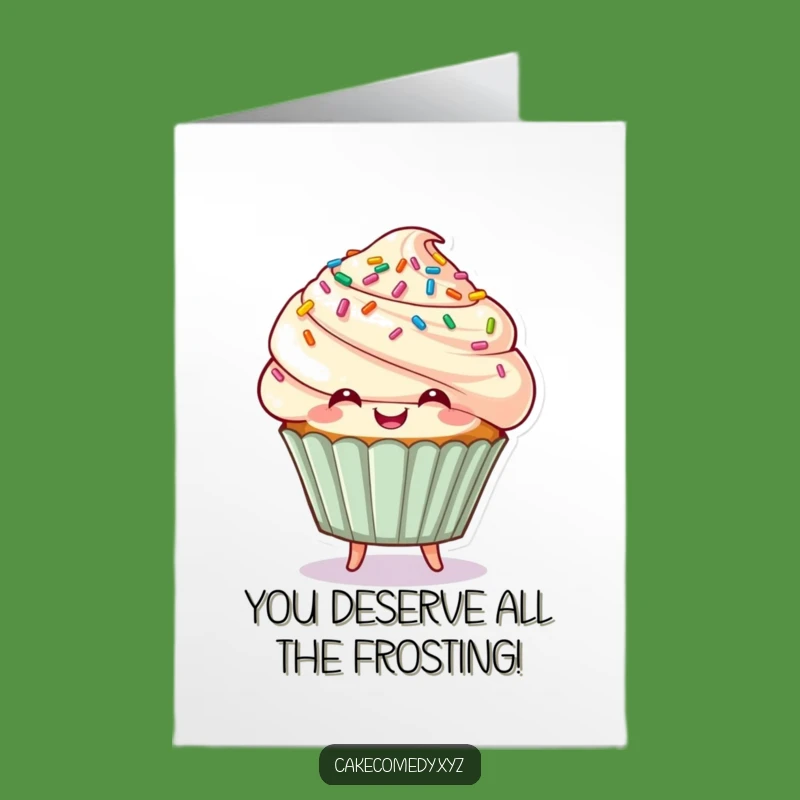 Free Printable Cupcake Congratulations Card: Sweet Success Funny Downloadable Gift!