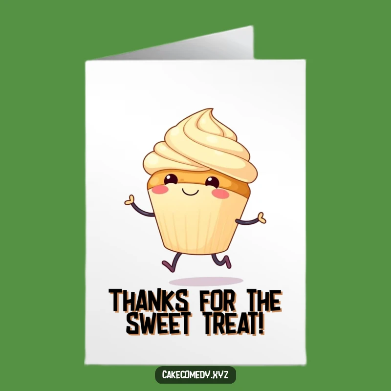 Free Printable Thank You Card: Happy Cupcake Hop to Share Gratitude